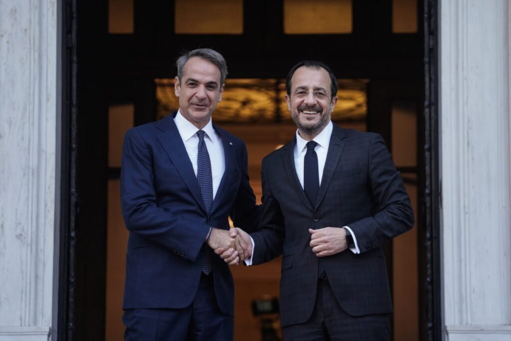 Χριστοδουλίδης σε Μητσοτάκη: Εχουμε μάθει πολλά από εσάς σε θέματα εσωτερικής διακυβέρνησης