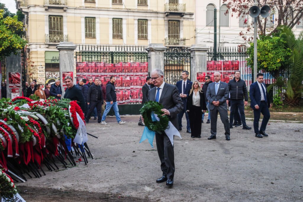 Τασούλας: Η φωνή του Πολυτεχνείου γίνεται σήμερα χρέος για δημοκρατική πολιτεία και στέρεους θεσμούς