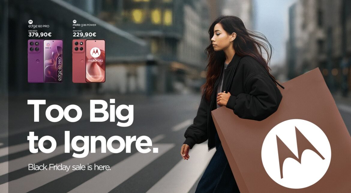 Η Black Friday ξεκίνησε στη Motorola με εκπτώσεις στα moto edge 60 pro και g86 power 5G