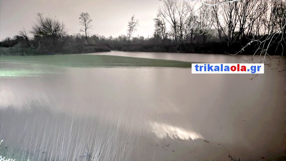 Κακοκαιρία «Byron»: Υπερχείλισε ο Πηνειός στα αναχώματα του Βαλομανδρίου και των Ρογκίων – Στα 4.38 μέτρα έφτασε ο Ληθαίος