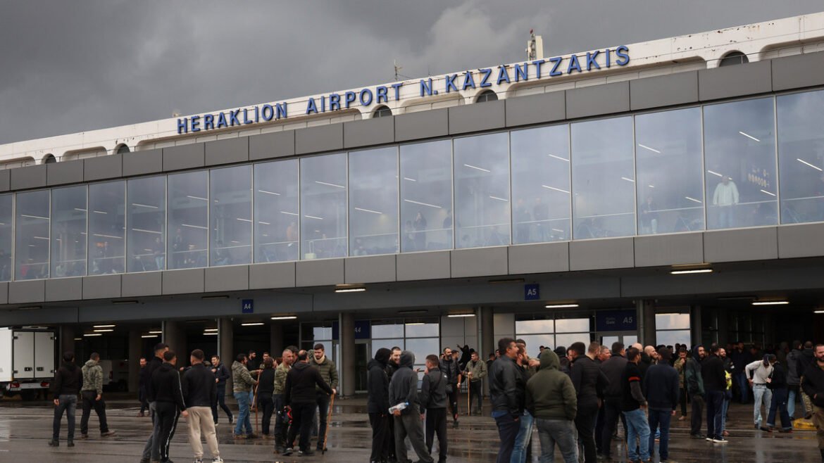 Ηράκλειο: Κλειστό και πάλι το αεροδρόμιο «Ν. Καζαντζάκης» – Το πρωί της Τρίτης (9/12) η νέα συνεδρίαση της