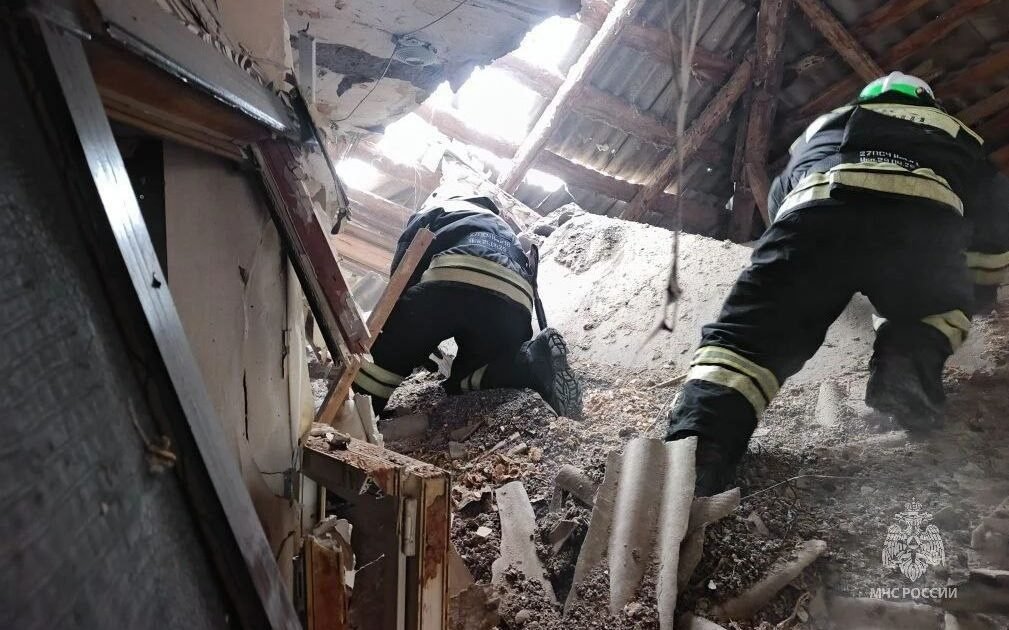 Κατάρρευση πολυκατοικίας στη Ρωσία