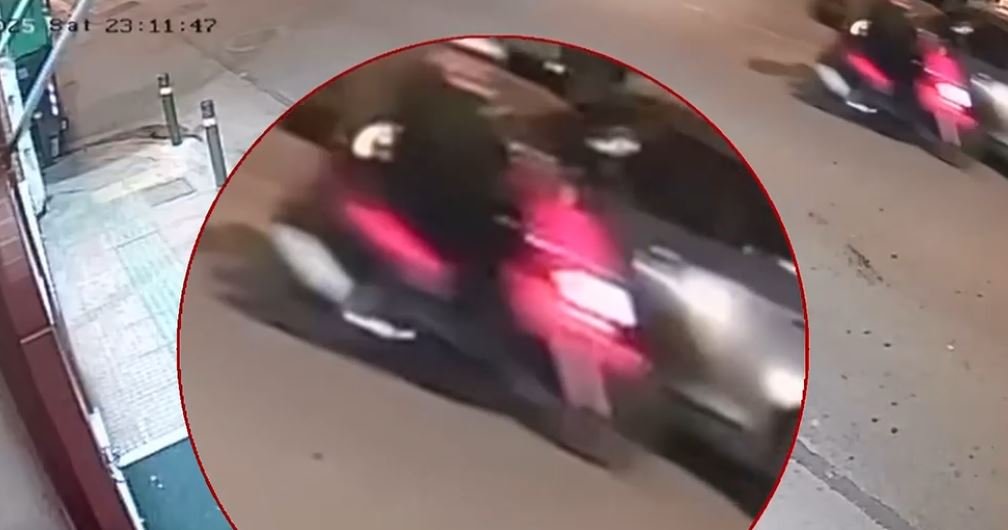 Κολωνός: Βίντεο ντοκουμέντο από τροχαίο στη Λένορμαν – Οδηγός μηχανής τραυμάτισε διανομέα