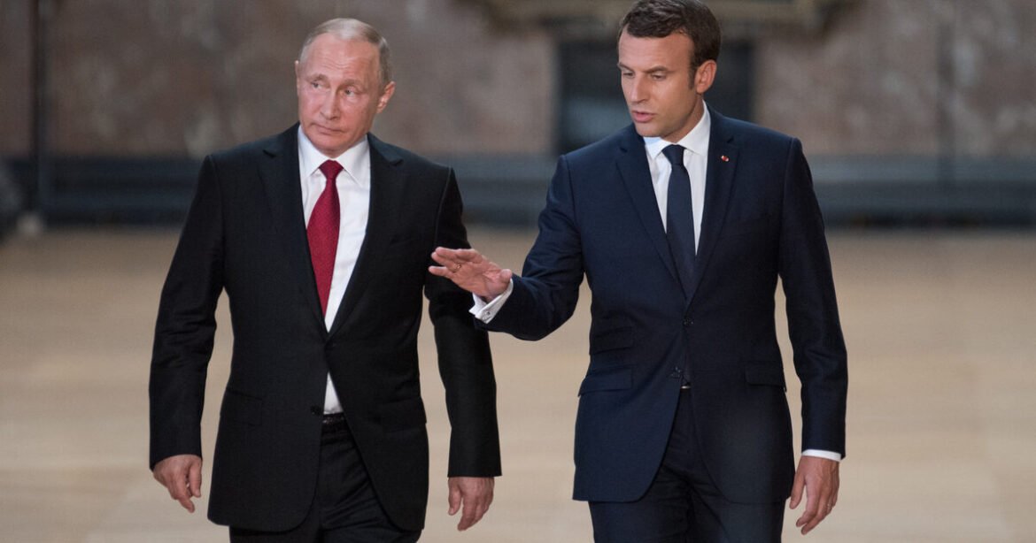 Μήνυμα Πούτιν στον Μακρόν: Έτοιμος για διάλογο αν υπάρχει πολιτική βούληση