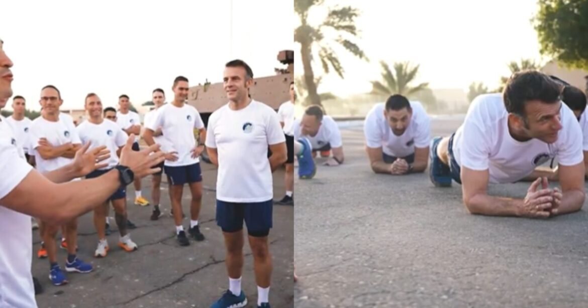 Χριστούγεννα με στρατιώτες και γυμναστική στα ΗΑΕ για τον Μακρόν – Δείτε βίντεο