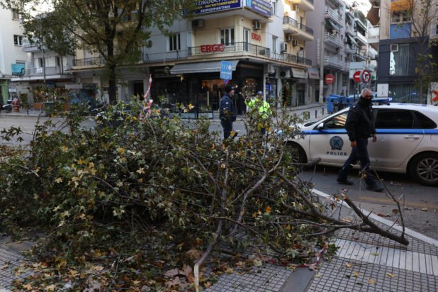 Οι θυελλώδεις άνεμοι σάρωσαν την Κεντρική Μακεδονία: 710 κλήσεις στην Πυροσβεστική – 141 πτώσεις δέντρων στη