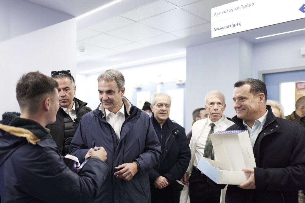 Στην εφημερία του «Γεννηματάς» ο Μητσοτάκης