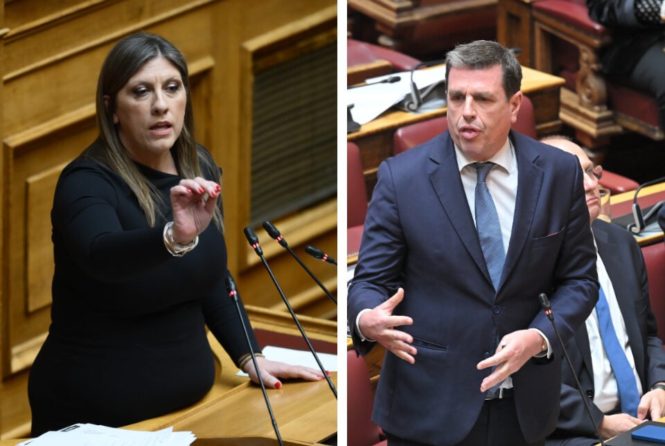 Φραστικό επεισόδιο Κωνσταντοπούλου-Καιρίδη στη Βουλή και παρέμβαση Δένδια