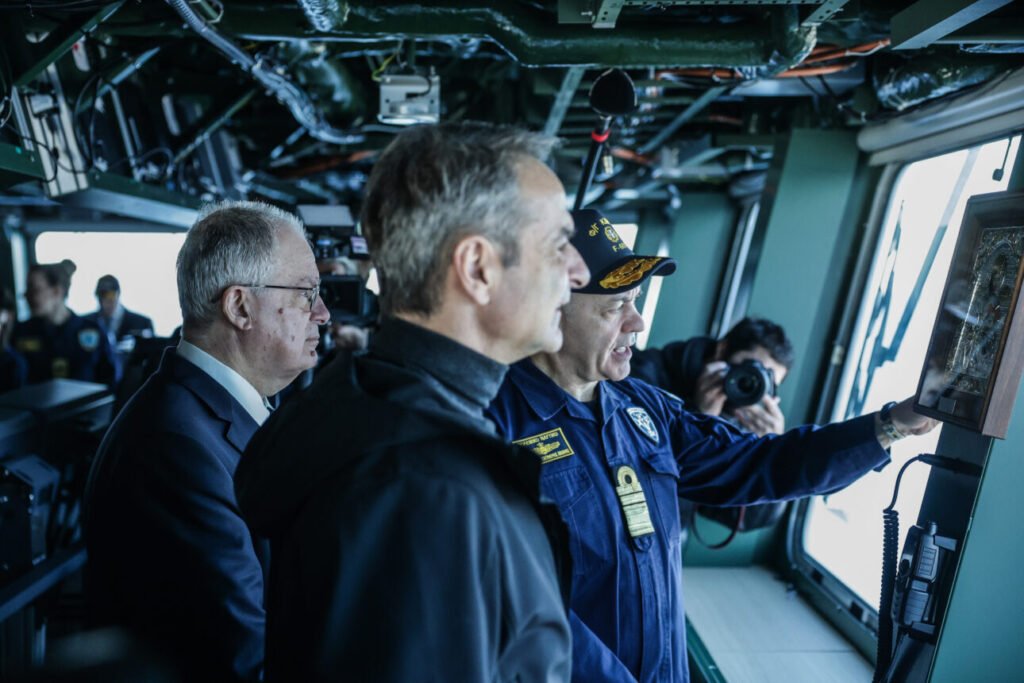 Μητσοτάκης για την άφιξη του «Κίμωνα»: Χρέος μου να παραδώσω μια πατρίδα πιο ασφαλή απ’ ό,τι την παρέλαβα