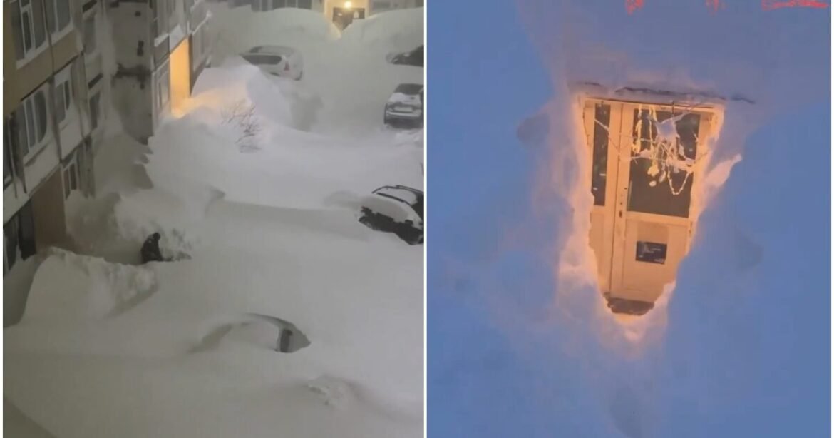 Φονική χιονοθύελλα στη Ρωσία: Το χιόνι έφτασε μέχρι τον 2ο όροφο – Εικόνες που θυμίζουν Χόλιγουντ