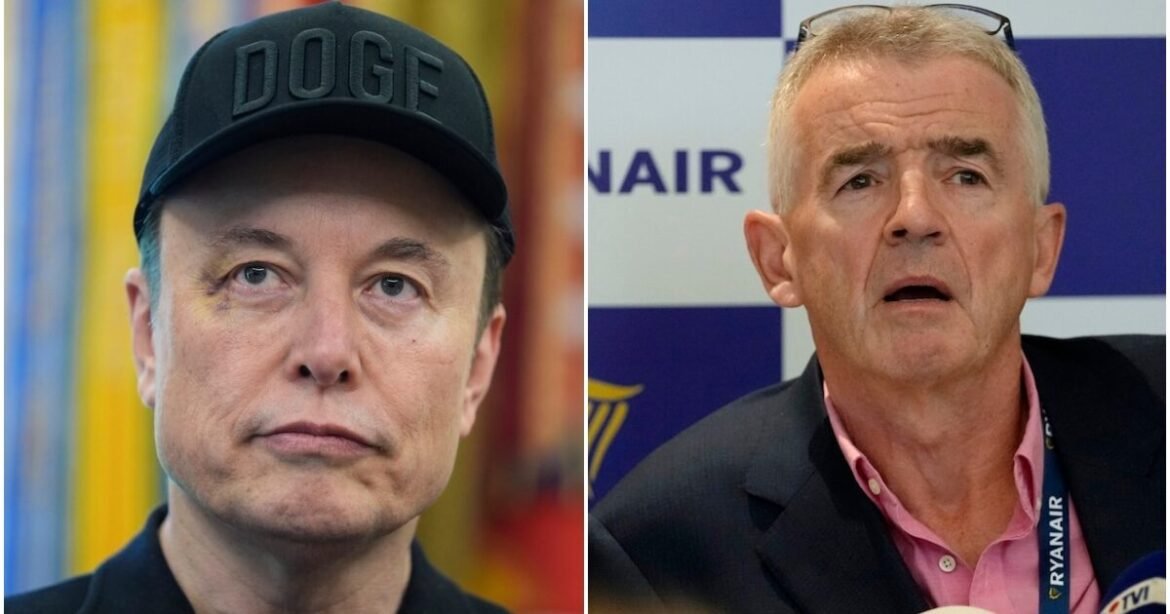 «Είναι πολύ πλούσιος, αλλά είναι ηλίθιος»: Καβγάς μεταξύ Έλον Μασκ και του CEO της Ryanair