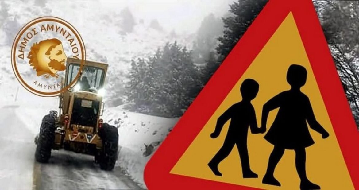 Κακοκαιρία: Κλειστά τα σχολεία σε Φλώρινα, Αμύνταιου και Πρέσπες την Τετάρτη 21 Ιανουαρίου