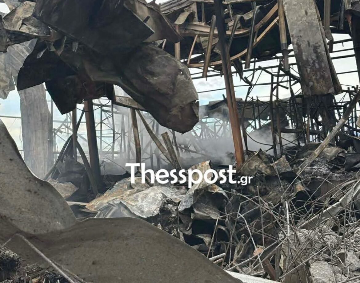 Τραγωδία στη «Βιολάντα»: Μαύρη τρύπα 100 τ.μ. από την έκρηξη στο εργοστάσιο «Βιολάντα» – ΦΩΤΟ