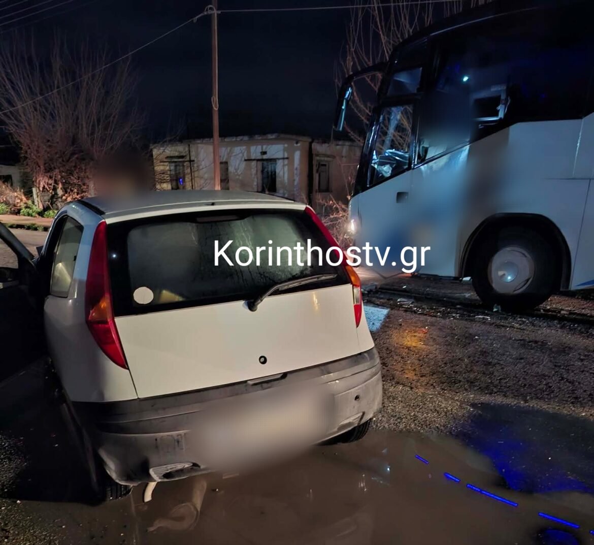Κόρινθος: Σοβαρό τροχαίο στον Άσσο – Ι.Χ συγκρούστηκε με λεωφορείο – Δείτε βίντεο