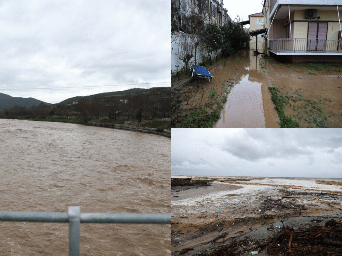 Κακοκαιρία – Αγιόκαμπος: Πλημμύρισαν 10 σπίτια και μία επιχείρηση λόγω υπερχείλισης ρέματος – «Είχαμε