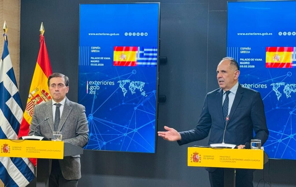 Στη Μαδρίτη ο Γεραπετρίτης: Κοινό όραμα με την Ισπανία η στρατηγική αυτονομία της Ευρώπης