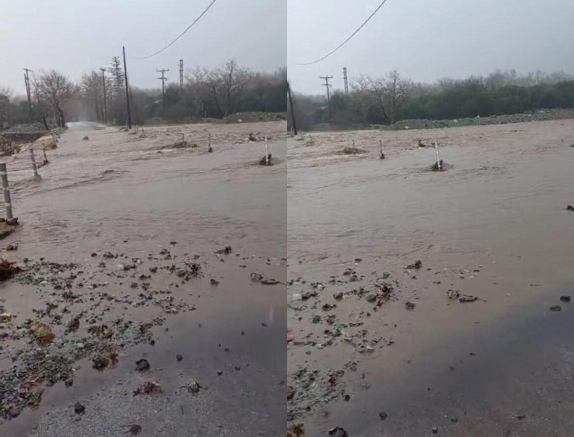 Κακοκαιρία – Σαμοθράκη: Σοβαρά προβλήματα από την έντονη βροχόπτωση – Απροσπέλαστοι οι δρόμοι – Δείτε βίντεο