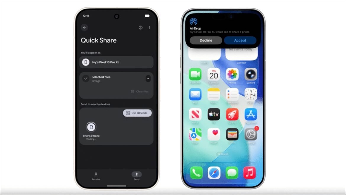 Android Quick Share και AirDrop γίνονται «ένα»: Η Google επεκτείνει τη μεταφορά αρχείων σε όλα τα smartphones