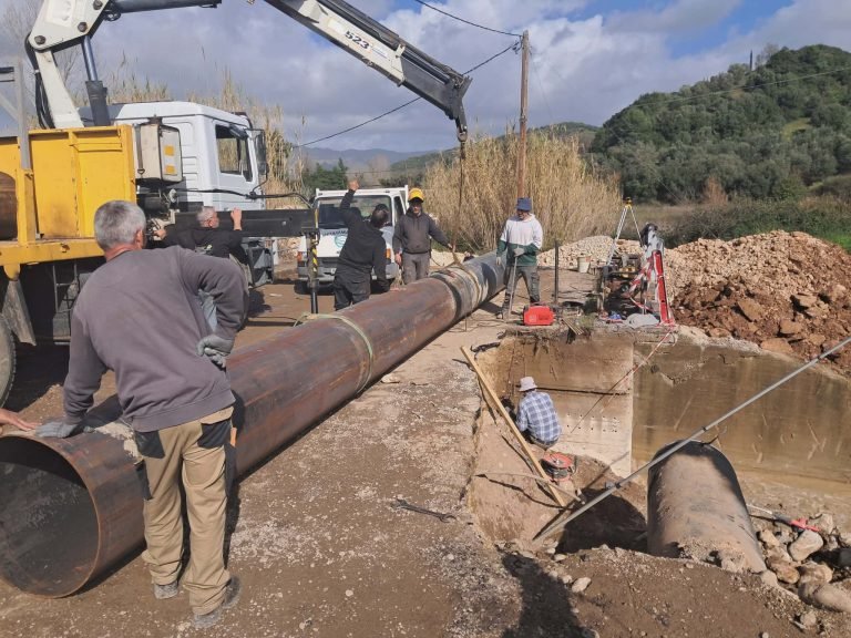 Επανέρχεται η υδροδότηση σε Πύργο και Αρχαία Ολυμπία – Επιδιορθώθηκε η βλάβη στον αγωγό Ερυμάνθου