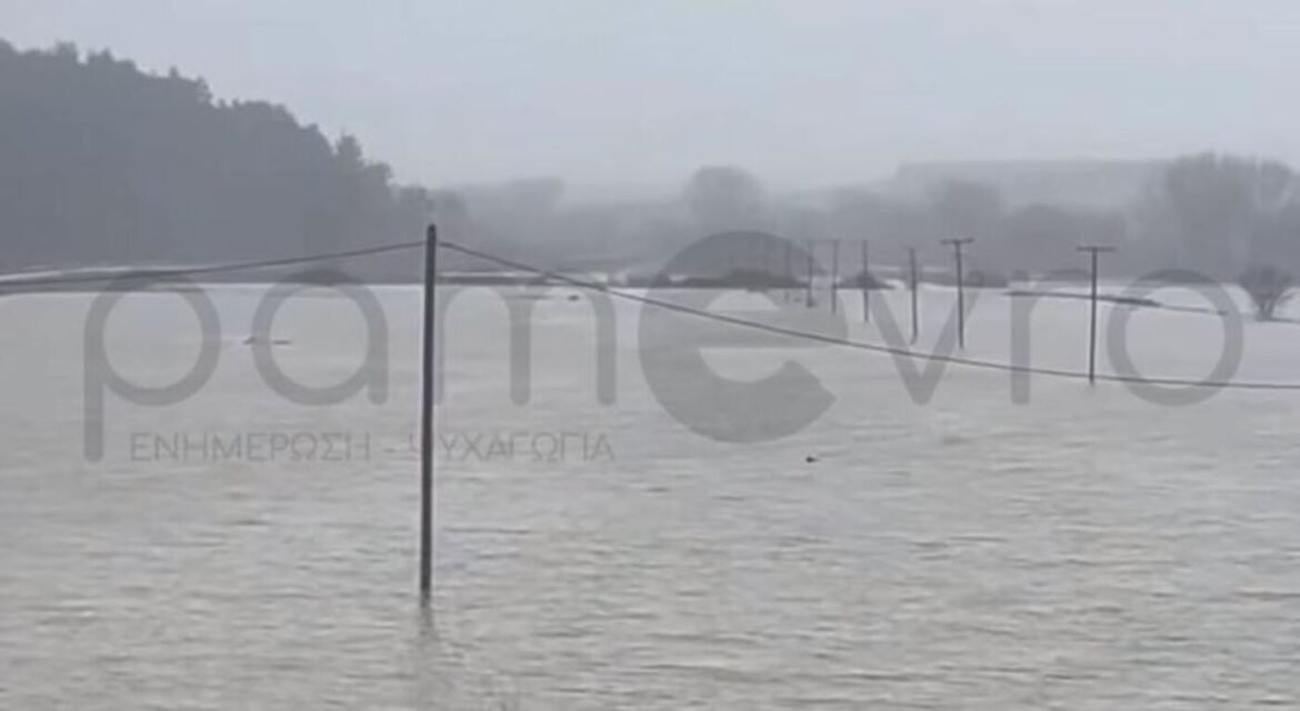 Έβρος: «Πνίγεται» το Σουφλί, κλειστός ο δρόμος προς Δαδιά – Σοβαρά προβλήματα και στο Διδυμότειχο – Δείτε βίντεο