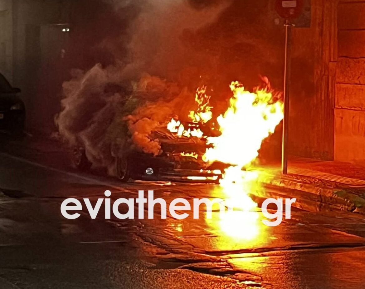 Ψαχνά Ευβοίας: Συναγερμός στην πυροσβεστική έπειτα από φωτιά που ξέσπασε σε αυτοκίνητο – Δείτε φωτογραφίες και βίντεο