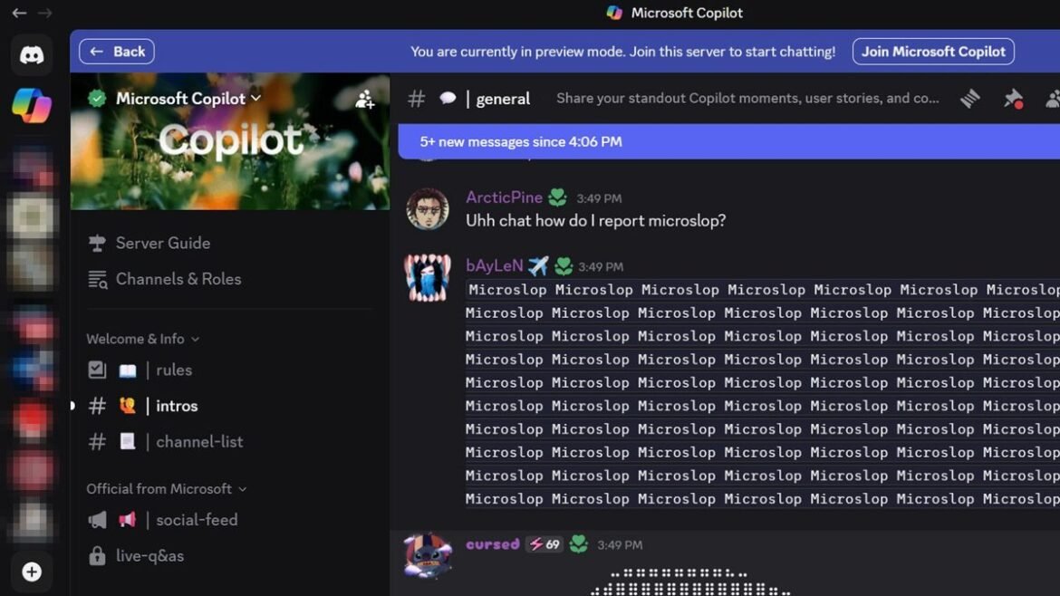 MicroSlop: Το φιάσκο της Microsoft στο Discord και το «κυνήγι μαγισσών» κατά του Copilot