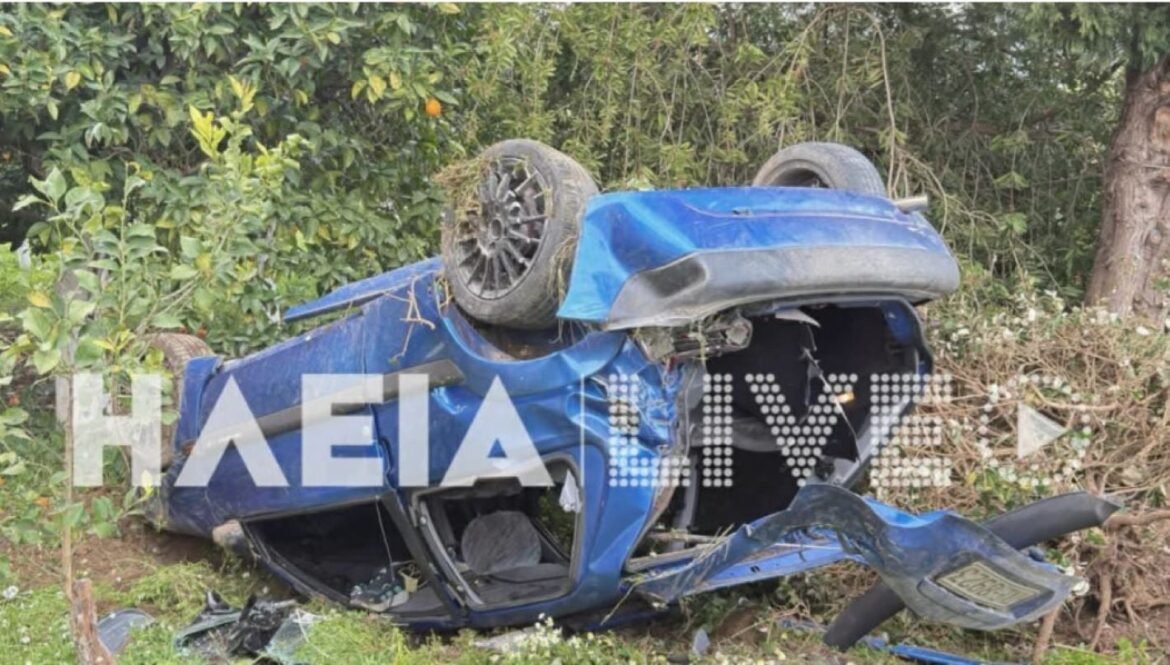 Δύο τραυματίες έπειτα από καταδίωξη στην Ηλεία – Προσπάθησαν ξεφύγουν από την αστυνομία και κατέληξαν σε