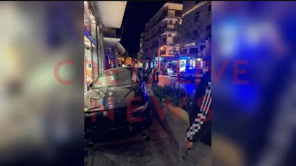 Ηράκλειο: Αυτοκίνητο παρέσυρε 27χρονη και «καρφώθηκε» σε βιτρίνα καταστήματος