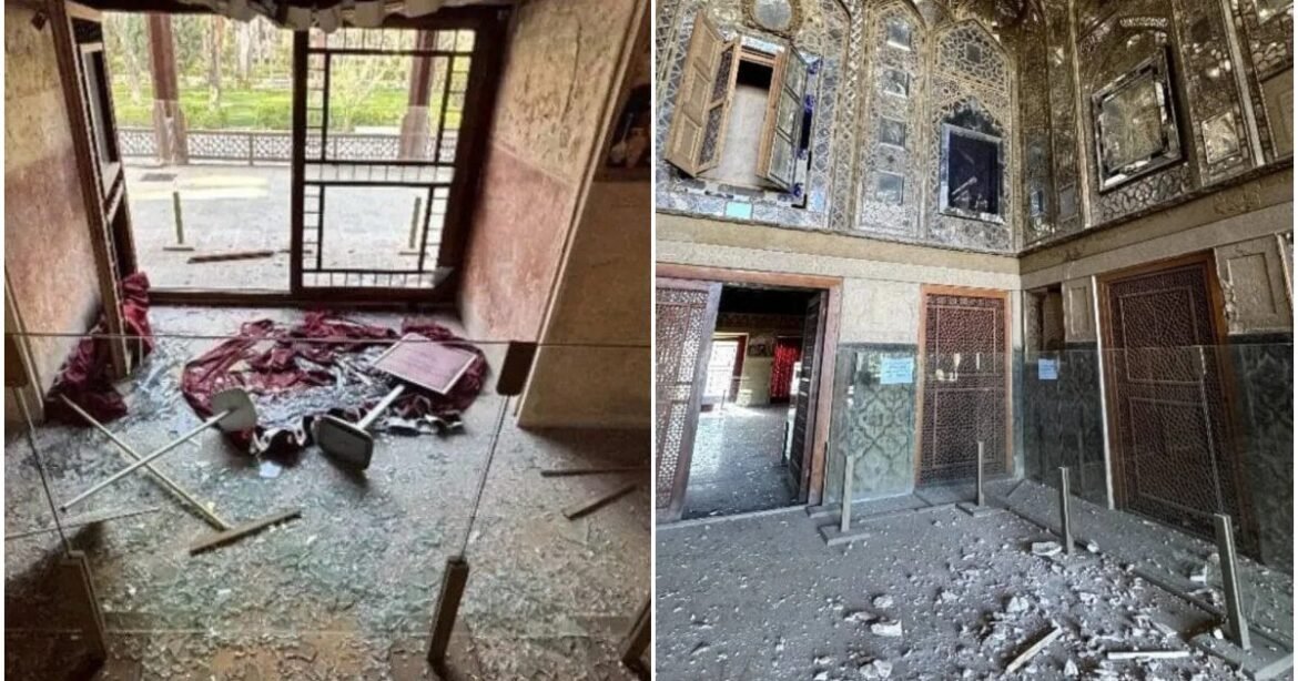 Ιράν: Σοβαρές ζημιές σε μνημεία της UNESCO – Εικόνες με συντρίμμια μέσα σε ιστορικό παλάτι