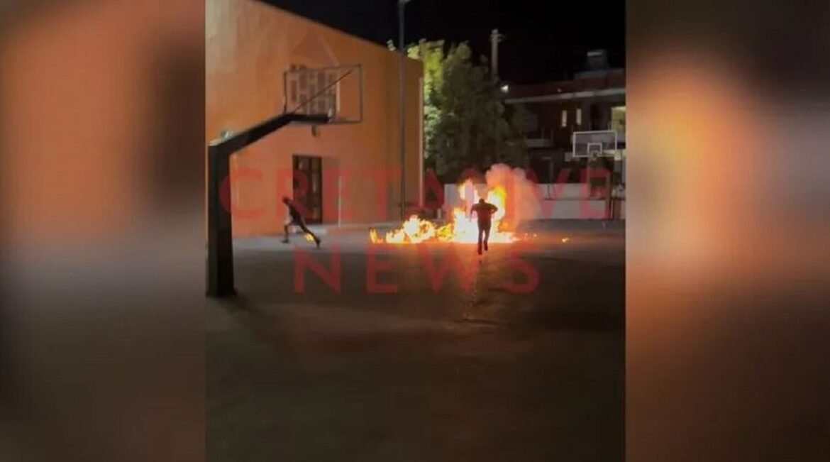 Ηράκλειο: Νέο βίντεο από την έκρηξη του αυτοσχέδιου μηχανισμού στο σχολείο – «Έχουν ζητήσει συγγνώμη» λέει δικηγόρος των μαθητών