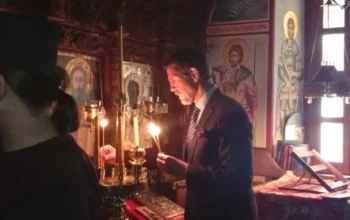 Επίσκεψη στο Άγιον Όρος για τον Παύλο Ντε Γκρες – Δείτε φωτογραφίες