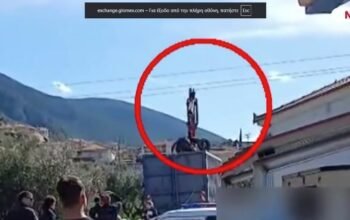 Βίντεο ντοκουμέντο από τον τόπο της τραγωδίας στο Άστρος: Ο γερανός άγγιξε τα καλώδια ηλεκτροδότησης