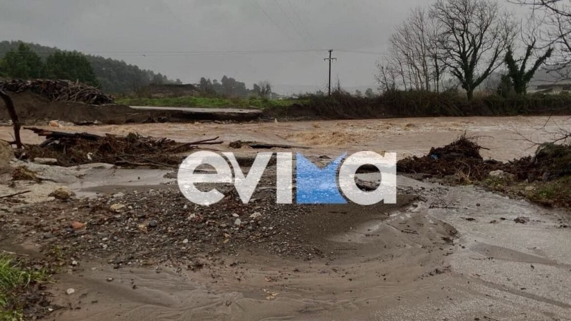 Εύβοια: Απαγόρευση κυκλοφορίας σε ιρλανδικές διαβάσεις ενόψει της κακοκαιρίας