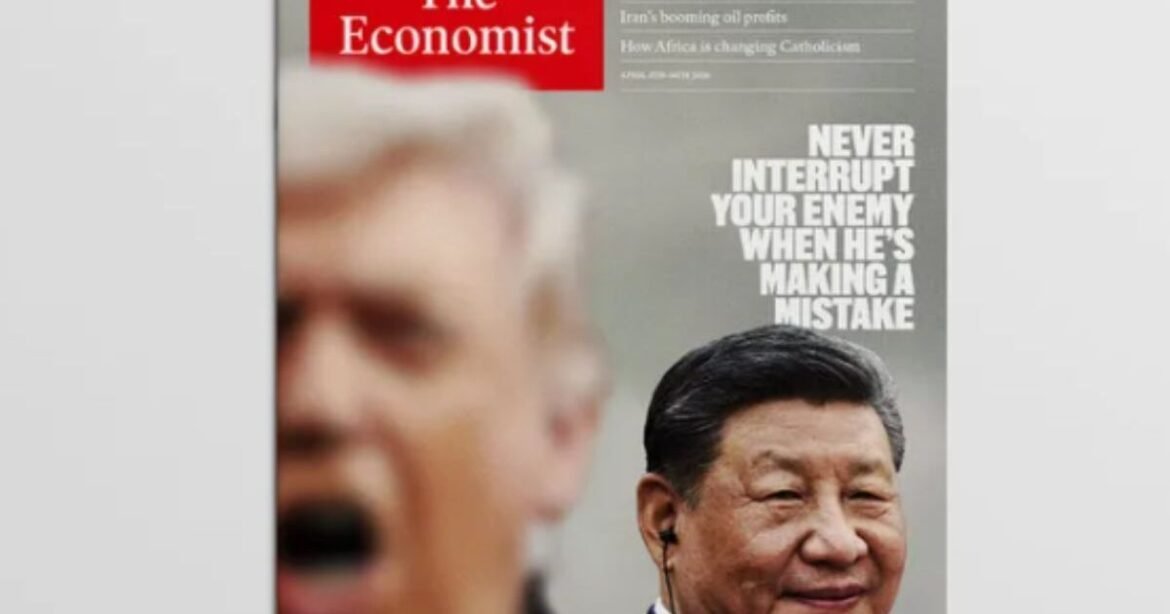 «Ποτέ μην διακόπτεις τον αντίπαλό σου, όταν κάνει λάθος»: Πανέξυπνο εξώφυλλο του Economist για Κίνα και Τραμπ