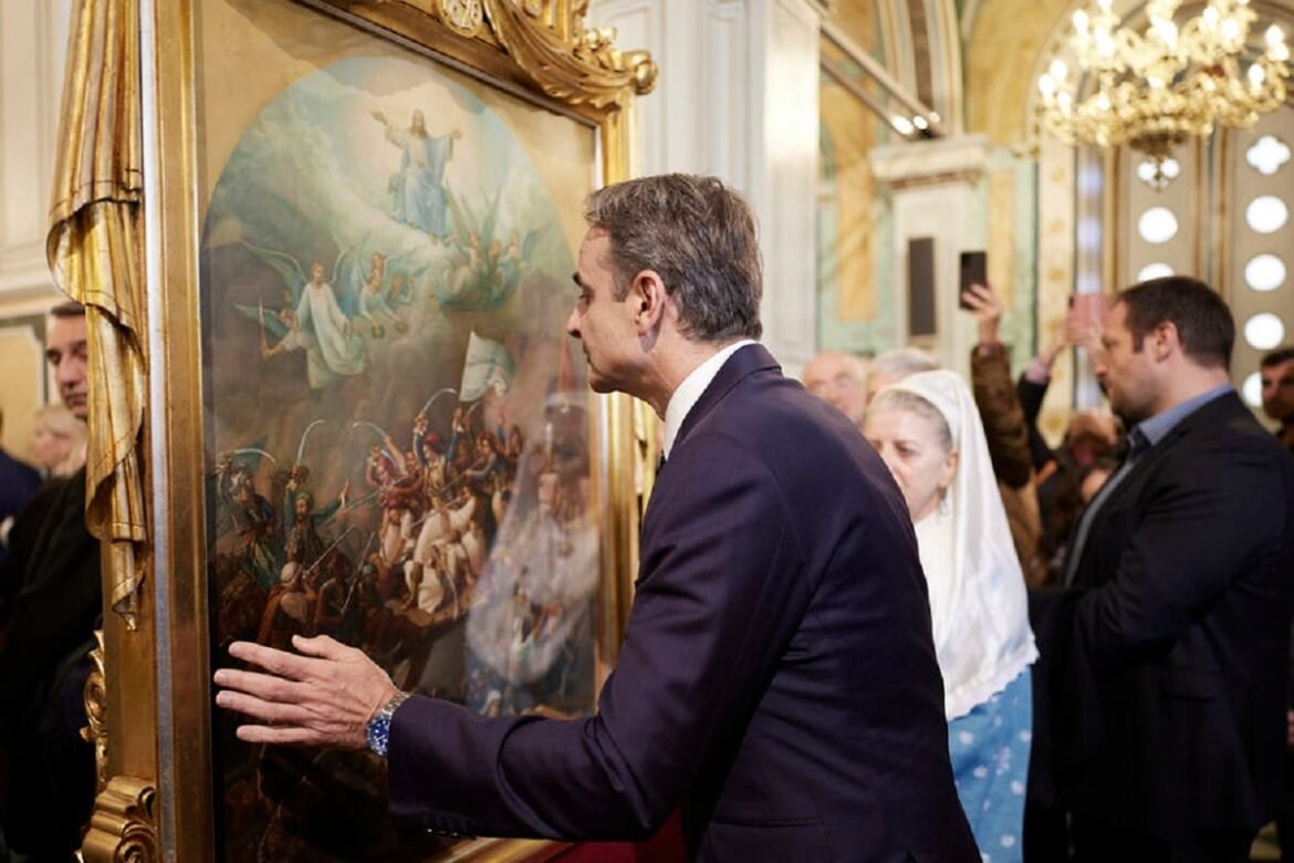 Δήμος Μεσολογγίου: Τι αναφέρει για την «Εικόνα της Εξόδου» που ασπάστηκε ο Κυριάκος Μητσοτάκης