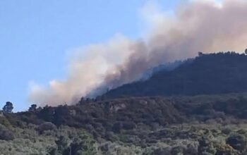 Φωτιά στην Άμπελο Αχαΐας – Στάλθηκε 112 να απομακρυνθούν προς Ακράτα