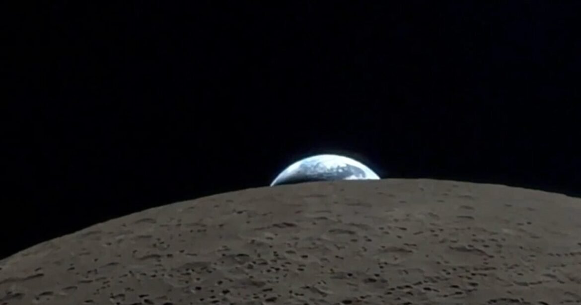 Σπάνιο βίντεο από iPhone αστροναύτη – Η στιγμή που η Γη «δύει» πίσω από τη Σελήνη