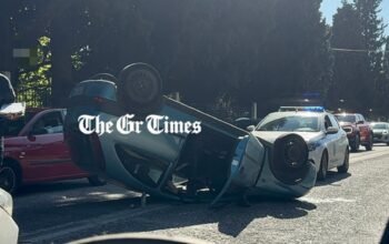 Σοβαρό τροχαίο στη Θεσσαλονίκη – Ντεραπάρισε αυτοκίνητο, τραυματίστηκε μία γυναίκα