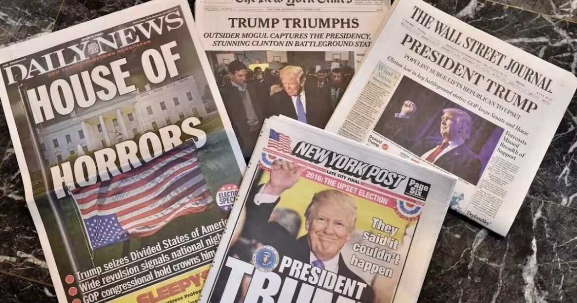 Μεταμορφώνεται ο χάρτης στα αμερικανικά ΜΜΕ από την κυριαρχία Τραμπ