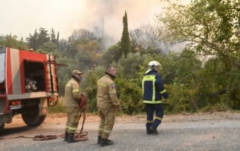 Φωτιά στην Ορεινή Νάξο έσβησε η Πυροσβεστική