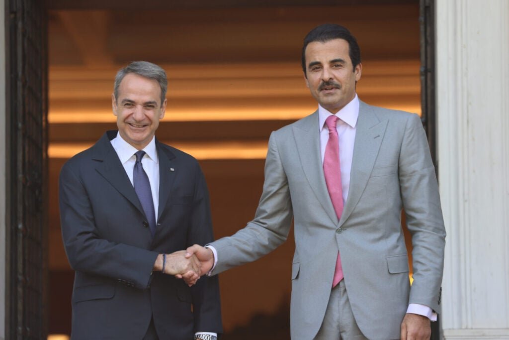 Στον Μητσοτάκη ο εμίρης του Κατάρ: «Ευχαριστώ την Ελλάδα»