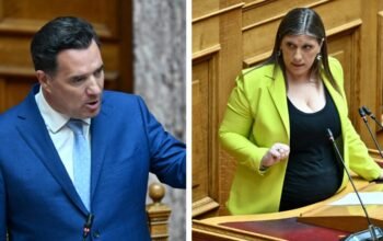 Σφοδρή σύγκρουση Γεωργιάδη – Κωνσταντοπούλου στη Βουλή: «Παρακρατικός» – «Υποκρίτρια»