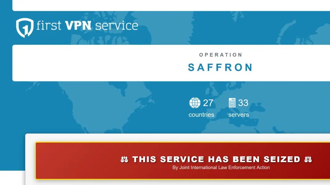 Το First VPN κατασχέθηκε από την Europol λόγω δεσμών με το οργανωμένο έγκλημα
