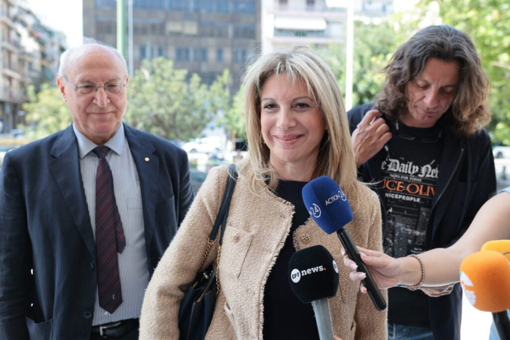 Την ιδρυτική διακήρυξη του κόμματός της κατέθεσε στον Αρειο Πάγο η Καρυστιανού