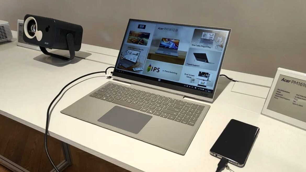 Acer PM161Q JB και PM131QT: Οι νέες φορητές οθόνες για εργασία εν κινήσει