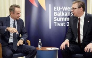Μητσοτάκης με Βούτσιτς: Ενέργεια, Βαλκάνια και ευρωπαϊκή προοπτική της Σερβίας
