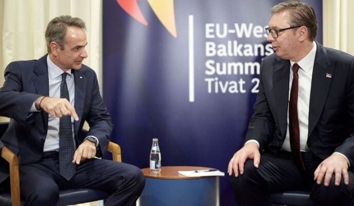 Μητσοτάκης με Βούτσιτς: Ενέργεια, Βαλκάνια και ευρωπαϊκή προοπτική της Σερβίας