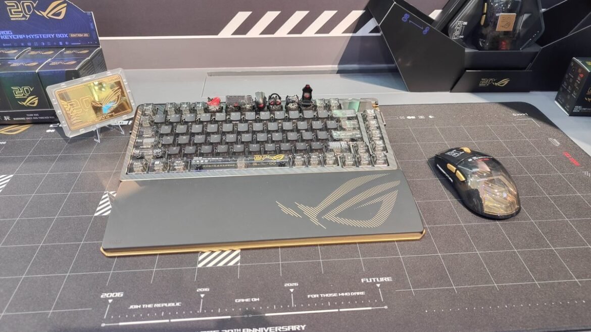 Computex 2026: Η Asus γιορτάζει τα 20 χρόνια ROG με χρυσό 24 καρατίων και συλλεκτικά gaming περιφερειακά