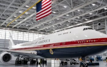 Οι πρώτες εικόνες από το νέο Air Force One – Το ιπτάμενο φρούριο του Τραμπ αξίας 400 εκατ. δολαρίων (Βίντεο)