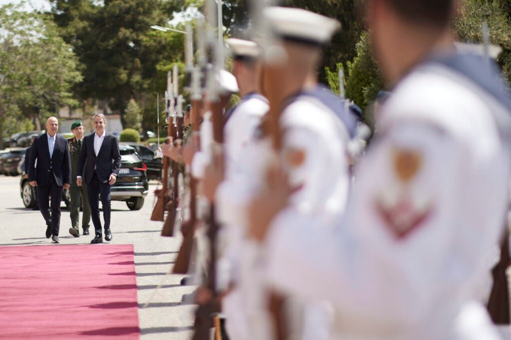 Μητσοτάκης και Δένδιας εγκαινιάζουν το Κέντρο Κυβερνοάμυνας στο Πεντάγωνο